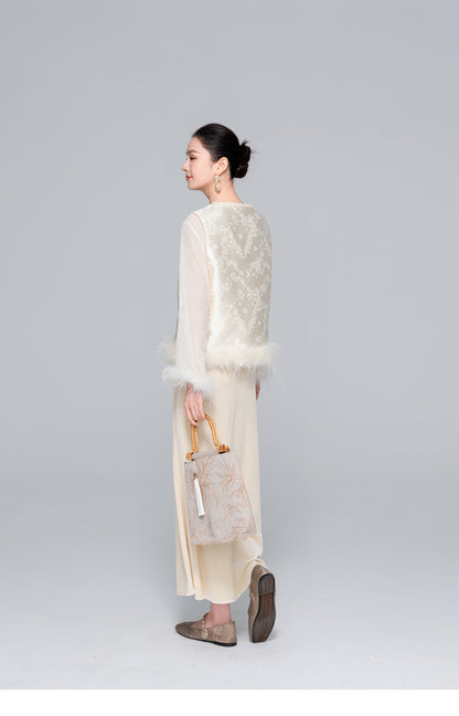 Elegant Slimming Velvet Fishtail Skirt for Fall and Winter