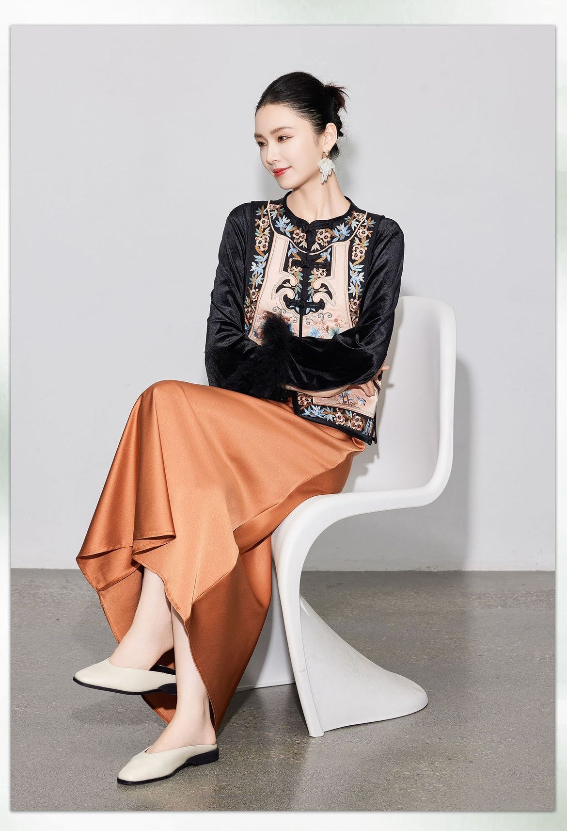 Elegant High-End Asymmetrical Mermaid Skirt