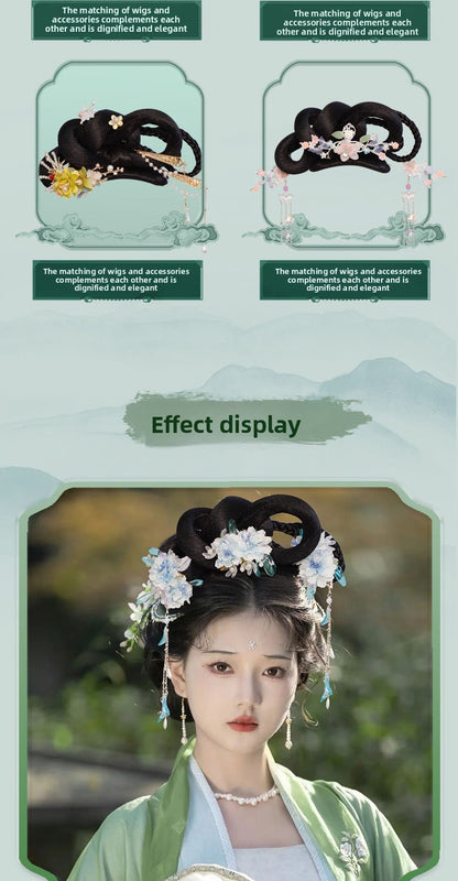 Ancient Costume Bun Soft Bottom Beginner's Lazy Bag