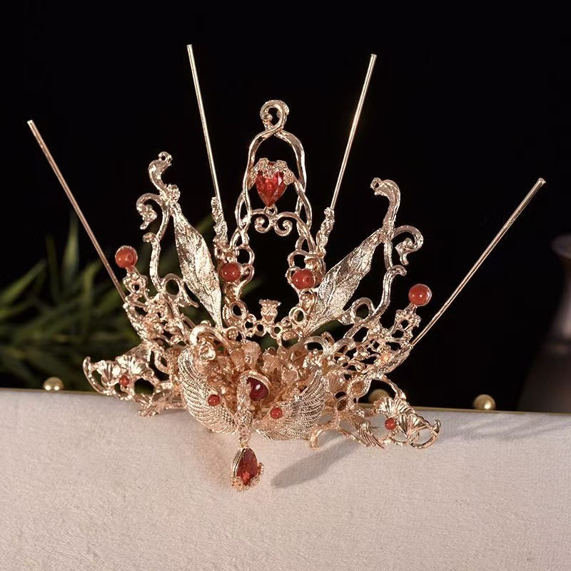 Ancient summer style hair crown tassel hair accessories