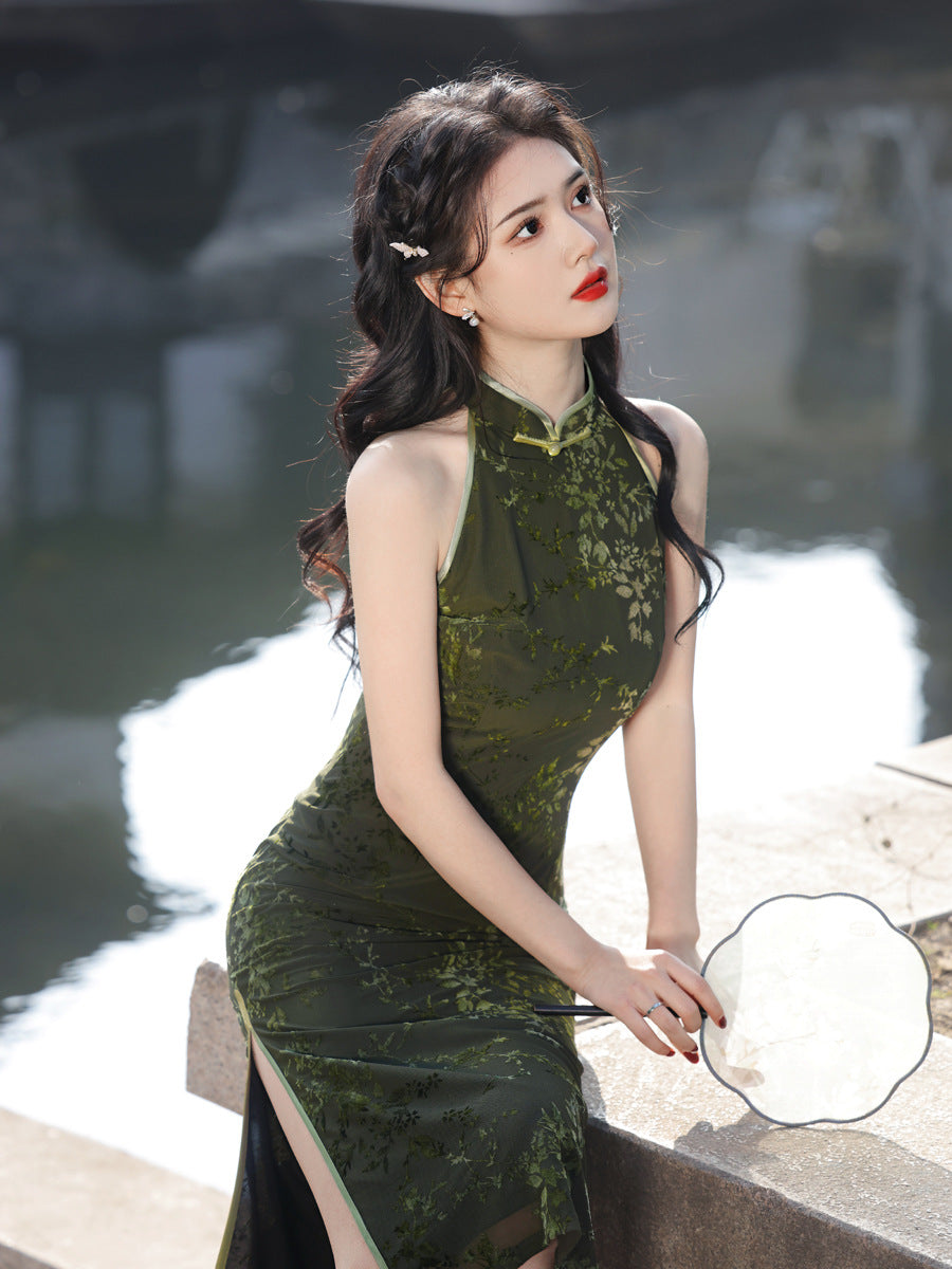 Improved Chinese Style Qipao – Fresh Daily Wear Dress