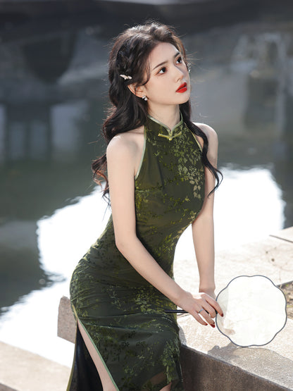 Improved Chinese Style Qipao – Fresh Daily Wear Dress
