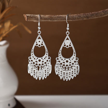 Ancient Style Ethnic Earrings | Elegant Miao Jewelry for Women