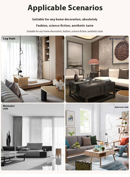 Levitating Globe Clock Night Light Gold Base Colorful Desk Lamp