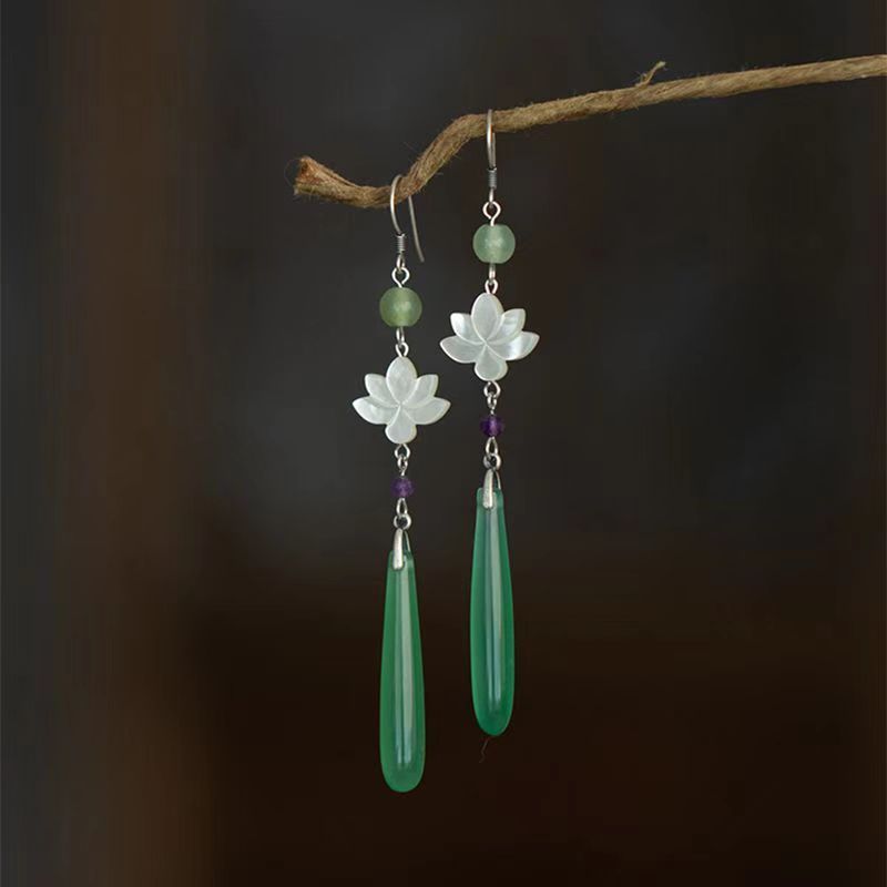 Ancient Style Retro Earrings | Elegant Chinese Style Cool Earrings for Women