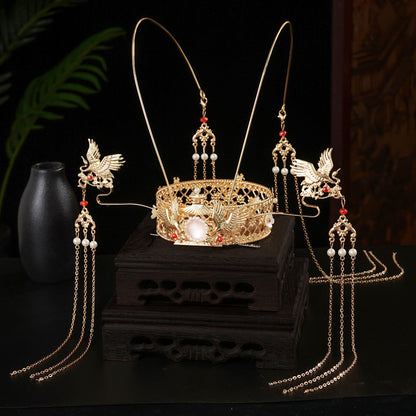 Hanfu Hair Accessories Fairy Girl Tassel Hairpin Full Set Buyao Hairpin