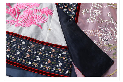 2026 New Chinese Embroidered Colorblock Mulberry Silk Vest Top