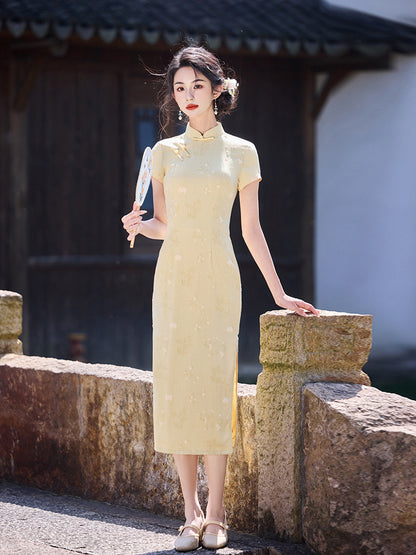 Improved New Chinese Style Qipao – Petite Youth Gift Dress