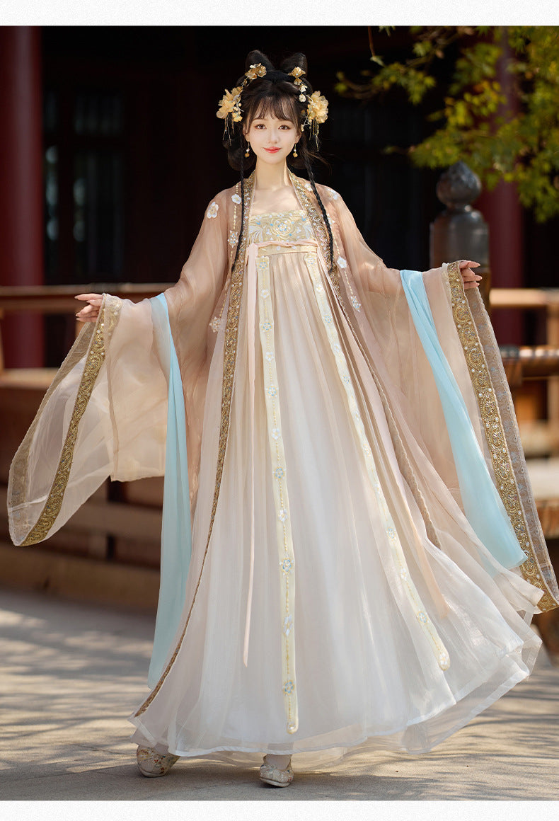 Fairy Hanfu Costume — Elegant Cloak & Flowing Ancient Outfit