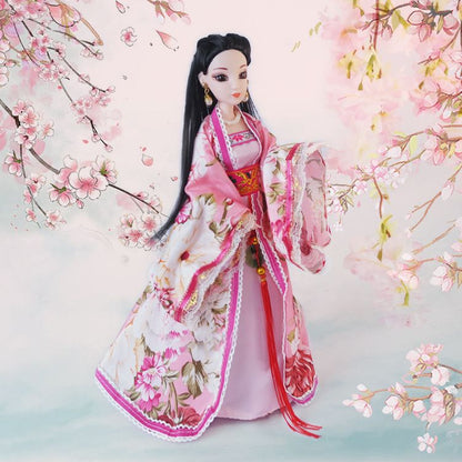 Ancient Costume Doll Set — Chinese Style Dress-Up Gift Box