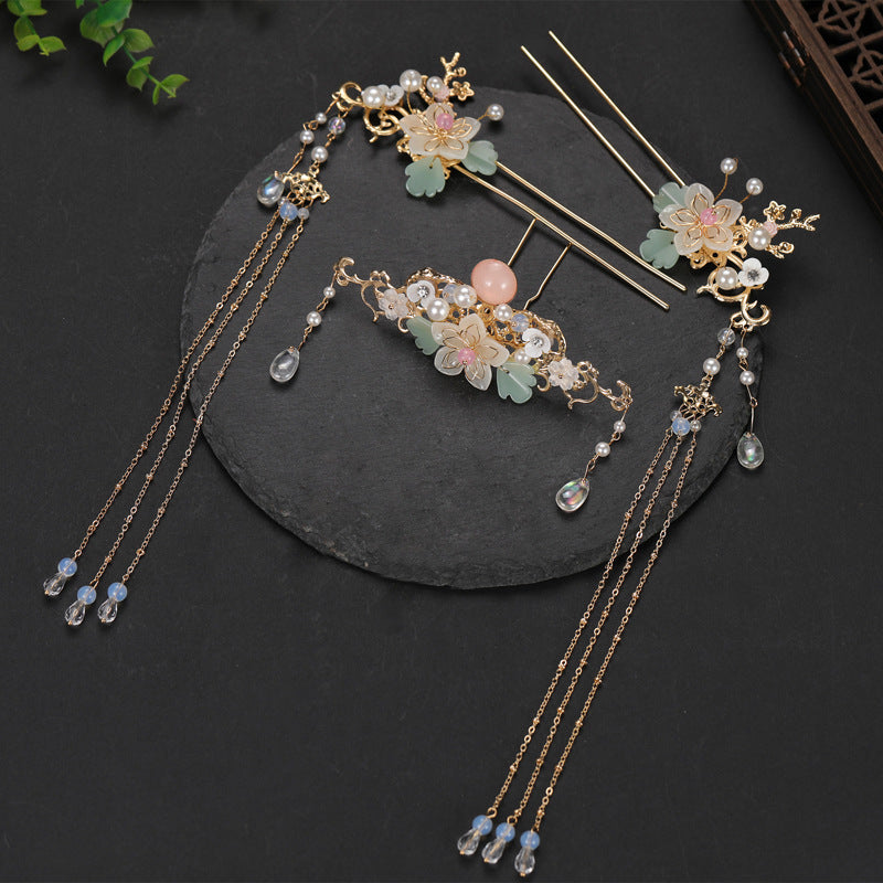 Hanfu Hair Accessories Fairy Girl Tassel Hairpin Full Set Buyao Hairpin