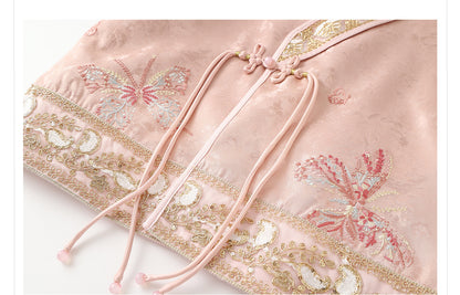 2025 Early Autumn Elegant New Chinese Style Embroidered Jacquard Coat | National Style