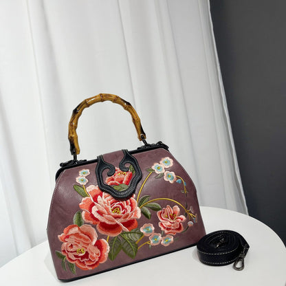 Vintage Chinese Embroidered Bag — Elegant Shoulder Crossbody for Women