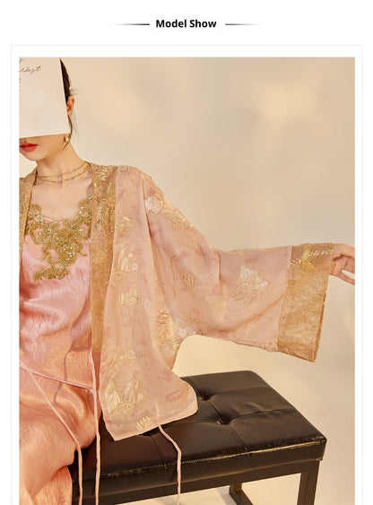 Retro Fashion Chinese Style Jacket | Elegant Embroidered National Cardigan