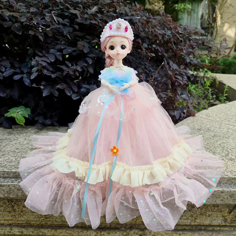 New30Centimeter Music Wedding Dress Barbie Doll Hanfu Singing Storytelling Plush Toy Girl Gift Children's Toy