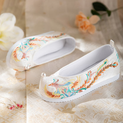 Autumn 2025 Hanfu Shoes — Bride Xiuhe Shoes with Inner Height for Women