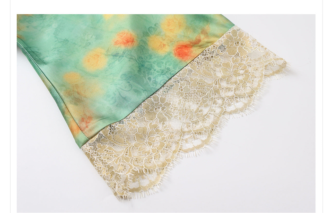 Elegant New Chinese Embroidered Jacquard Cardigan & Strap Dress Set