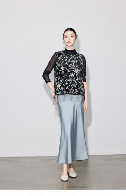 Chic High-End Silky Mermaid Half Skirt