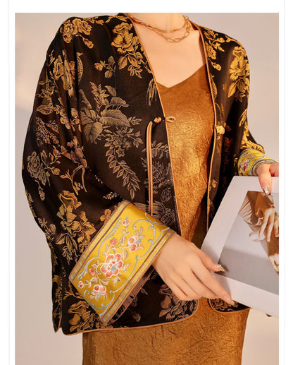 Vintage Embroidered Jacket High-End New Chinese Style Autumn Top
