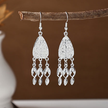 Ancient Style Ethnic Earrings | Elegant Miao Jewelry for Women