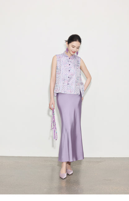 High-End Chinese Style Summer Design Vest Top