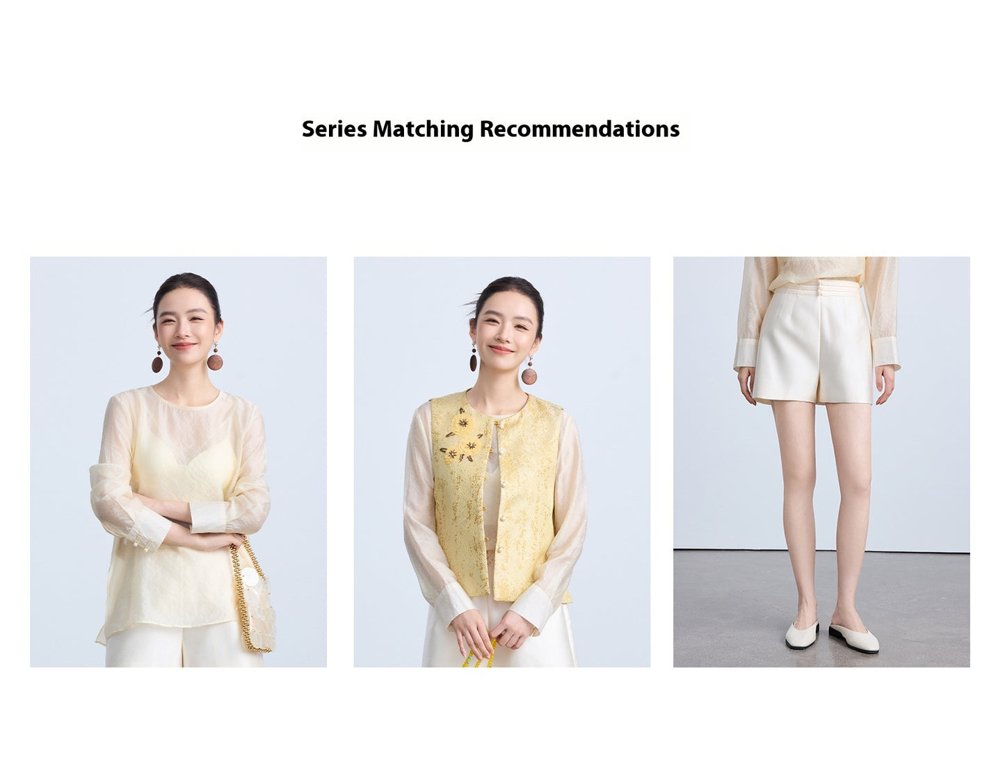 Elegant Chinese Style Sequin Embroidered Top