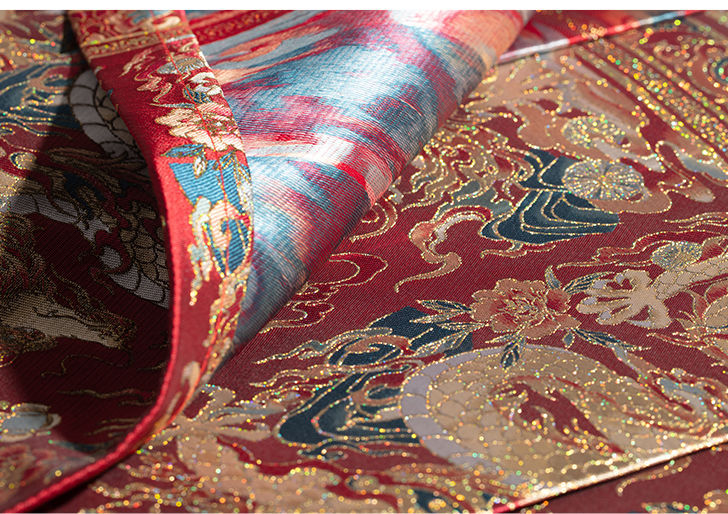 Elegant Autumn-Winter Brocade Horse-Face Skirt