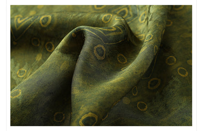 Velvet Burnout Jacket & Printed Cardigan Dress Set for Autumn