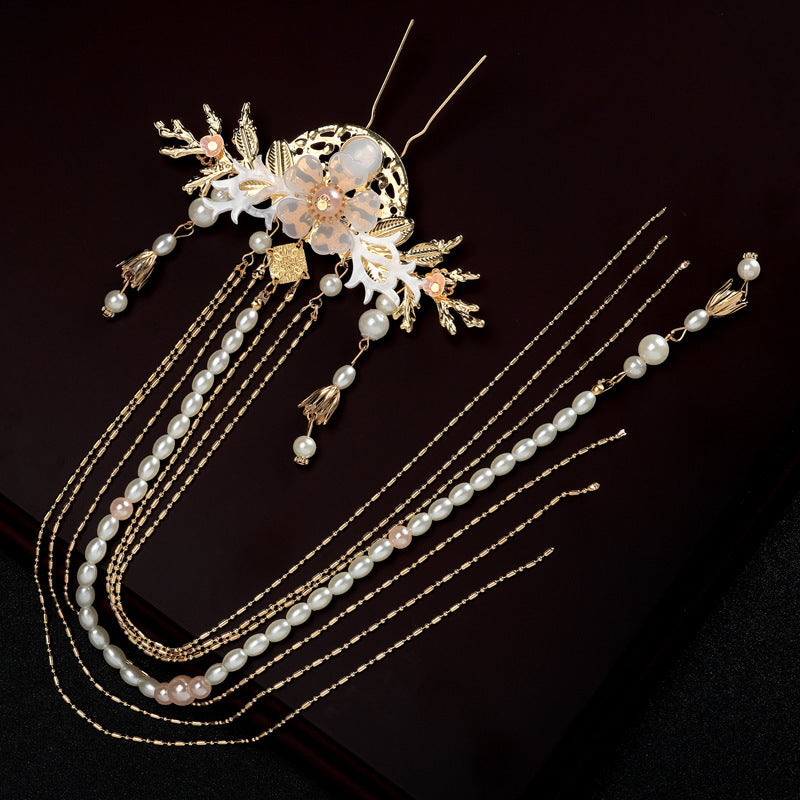 Hanfu Hair Accessories Fairy Girl Tassel Hairpin Full Set Buyao Hairpin
