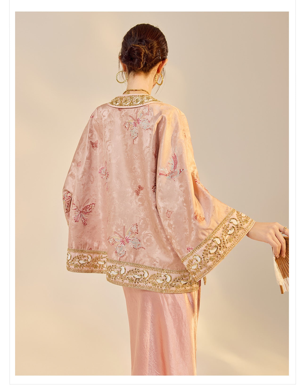 2025 Early Autumn Elegant New Chinese Style Embroidered Jacquard Coat | National Style