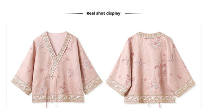 2025 Early Autumn Elegant New Chinese Style Embroidered Jacquard Coat | National Style