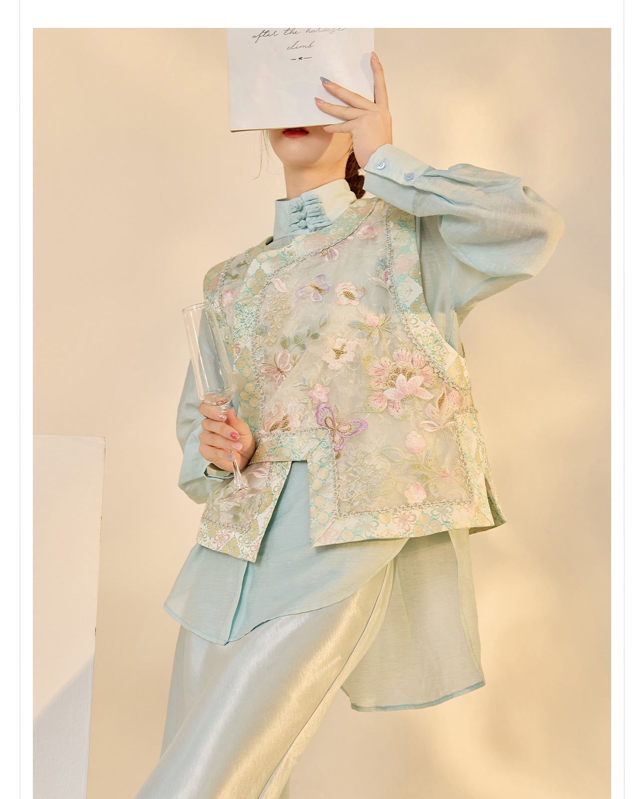 Embroidered Mulberry Silk Vest – New Chinese Style Women's Top