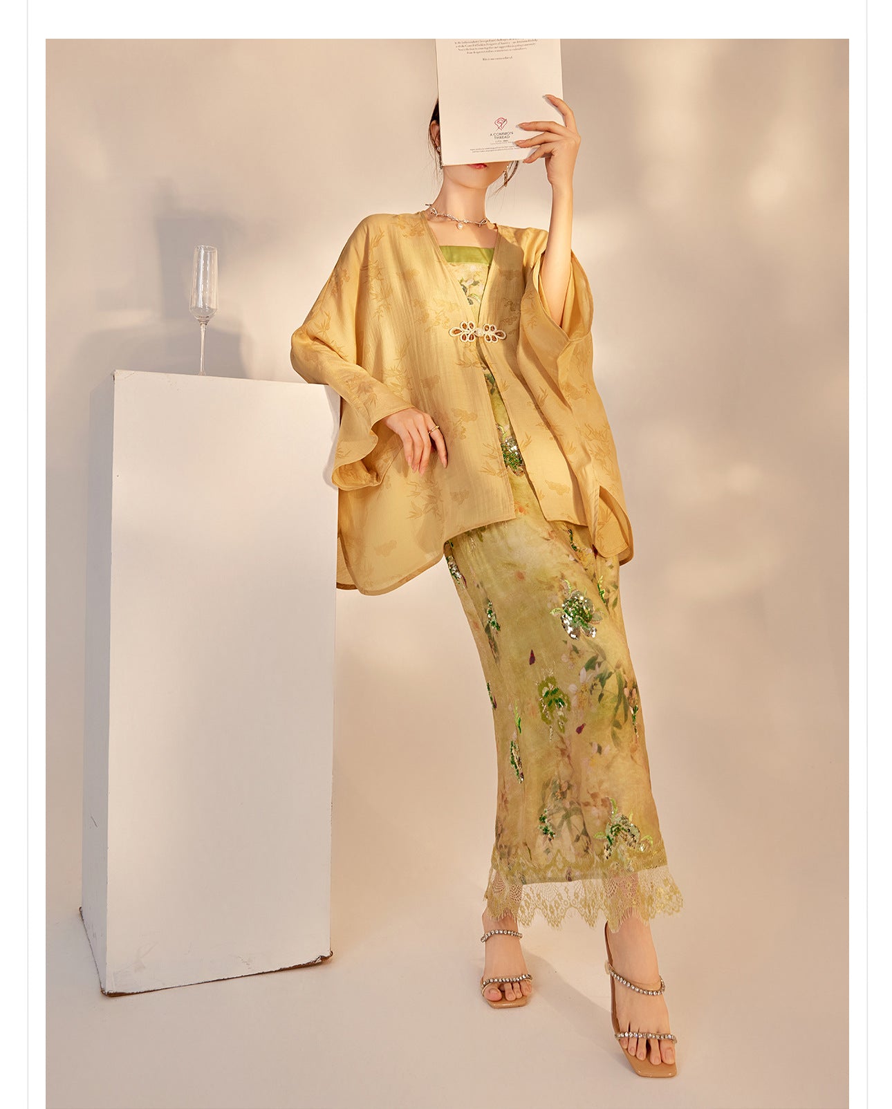 Elegant New Chinese Style High-End Women's Long Sleeve Loose Coat