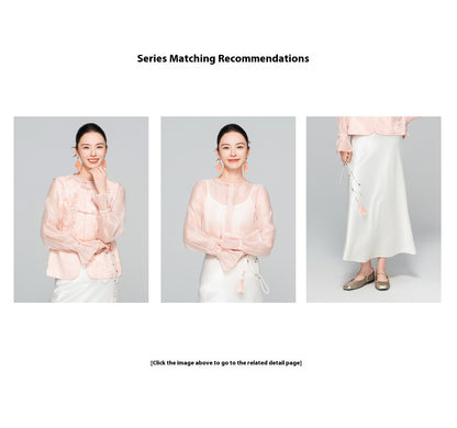 Sophisticated Sleeveless Retro Silk Vest