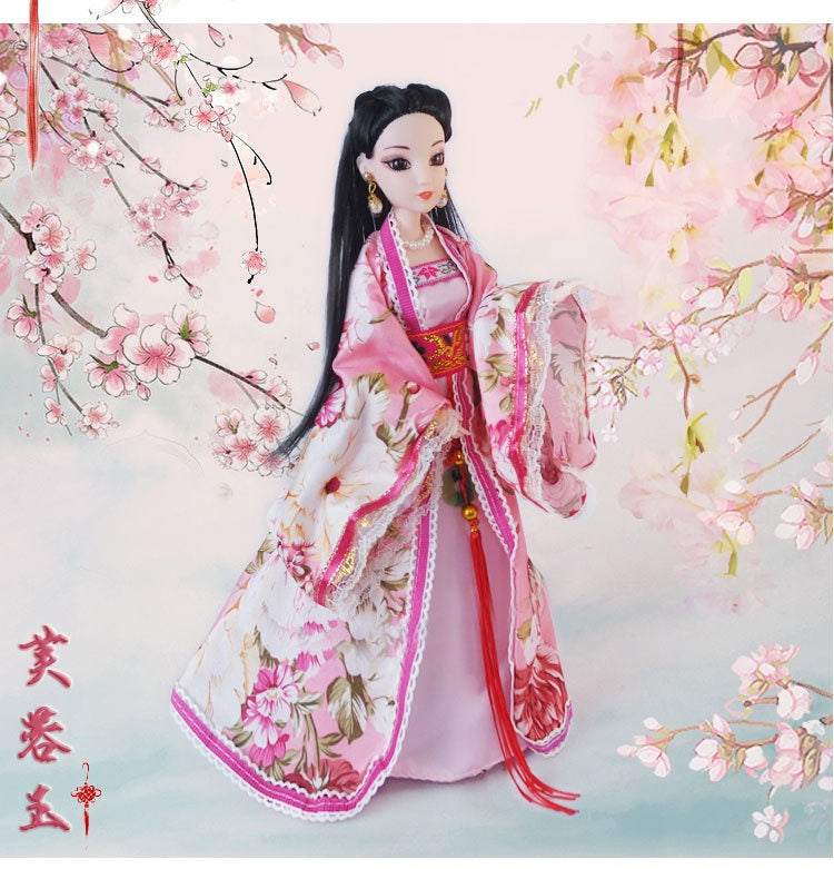 Ancient Costume Doll Set — Chinese Style Dress-Up Gift Box