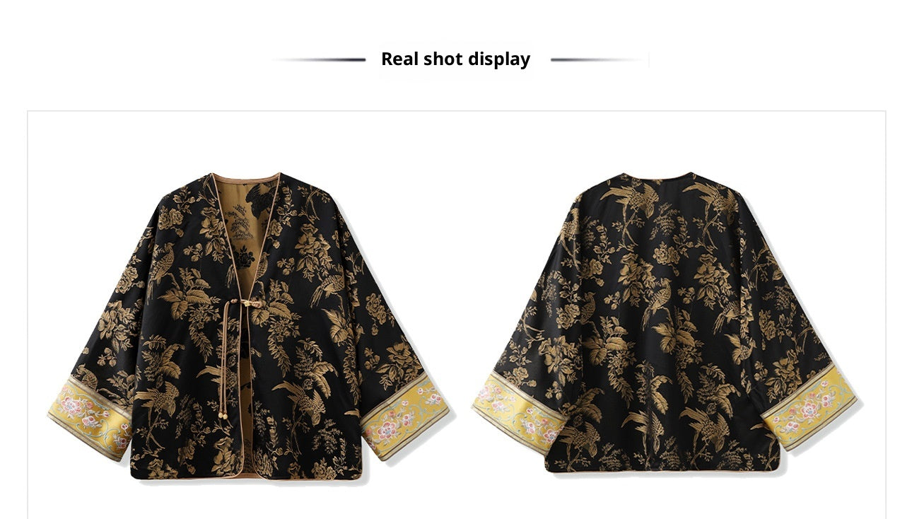 Vintage Embroidered Jacket High-End New Chinese Style Autumn Top