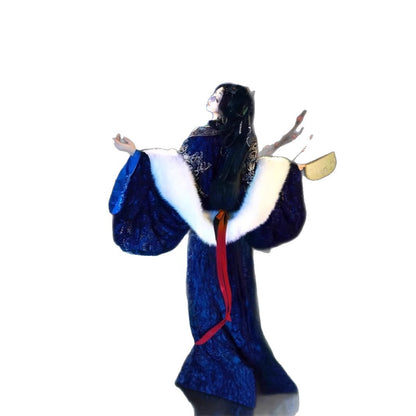 2026 Original Warring States Hanfu – Autumn Winter Large Sleeve Robe