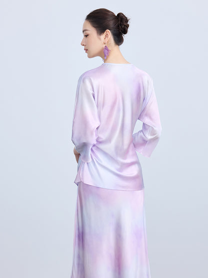 Elegant Waist-Cinching Chinese Style Summer Top