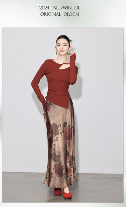 Vintage Hollow Knit Sweater