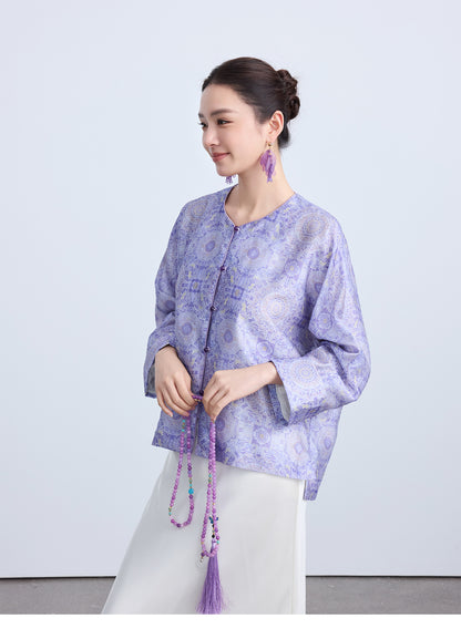 High-End Stylish Chinese Summer Top for Women