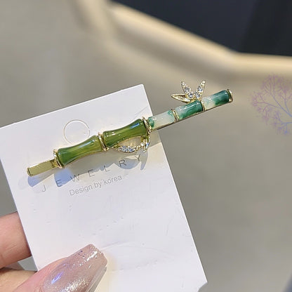 New Chinese Style Bamboo Hair Clip Simple Side Bangs Hair Accessory