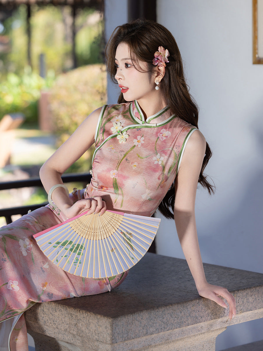 Young Style Exquisite Qipao – Age-Reducing Women's Dress