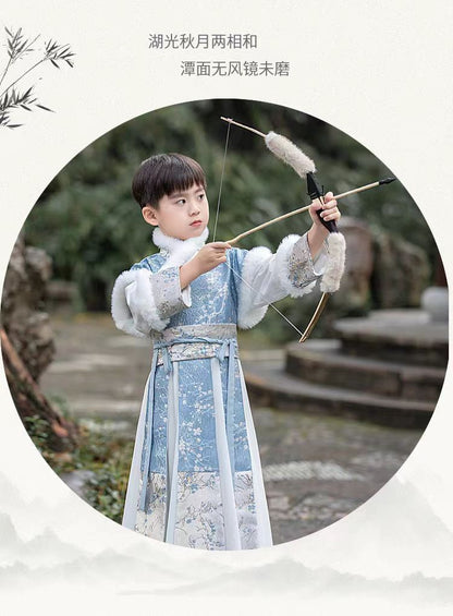 Children’s Chinese Style Hanfu | Autumn Winter Boys’ National Style Tang Suit
