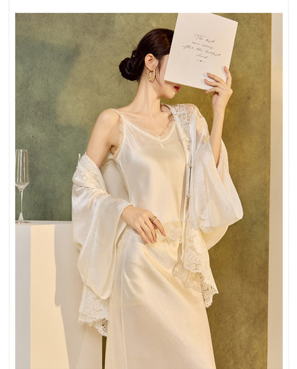 New Chinese Style Embroidered Jacket Skirt Set | Heavy Bead Lace Patchwork