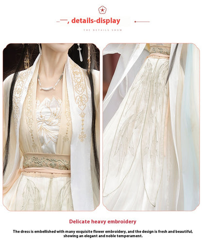 Fairy Song Hanfu Costume — Elegant Waist-Length Ru Skirt Outfit