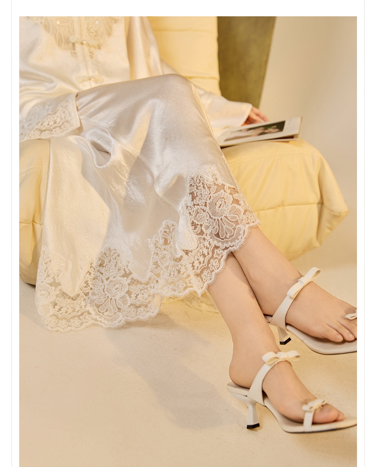 New Chinese Style Embroidered Jacket Skirt Set | Heavy Bead Lace Patchwork