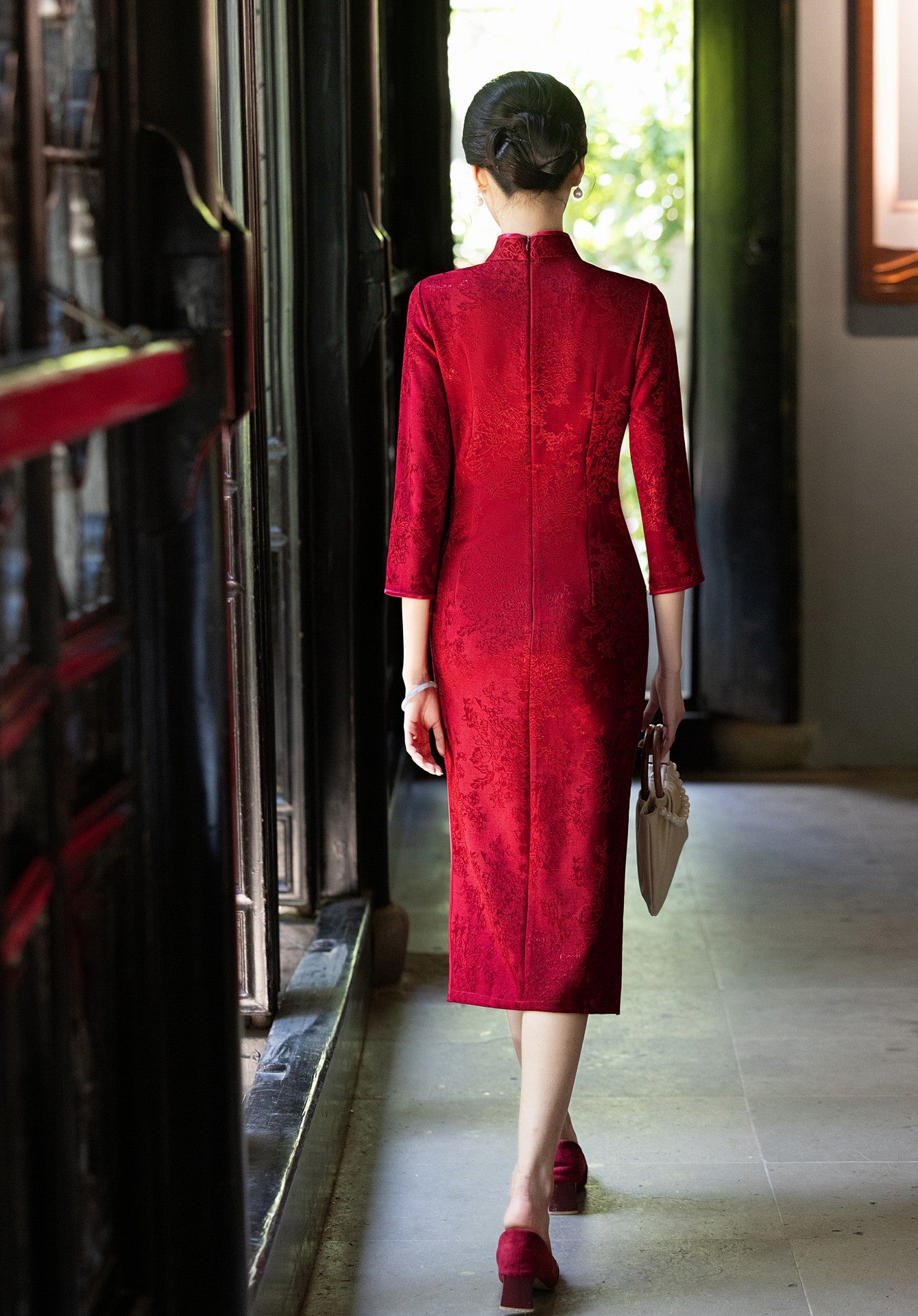 Retro Republic of China Style Qipao – Toasting & Family Occasion Dress