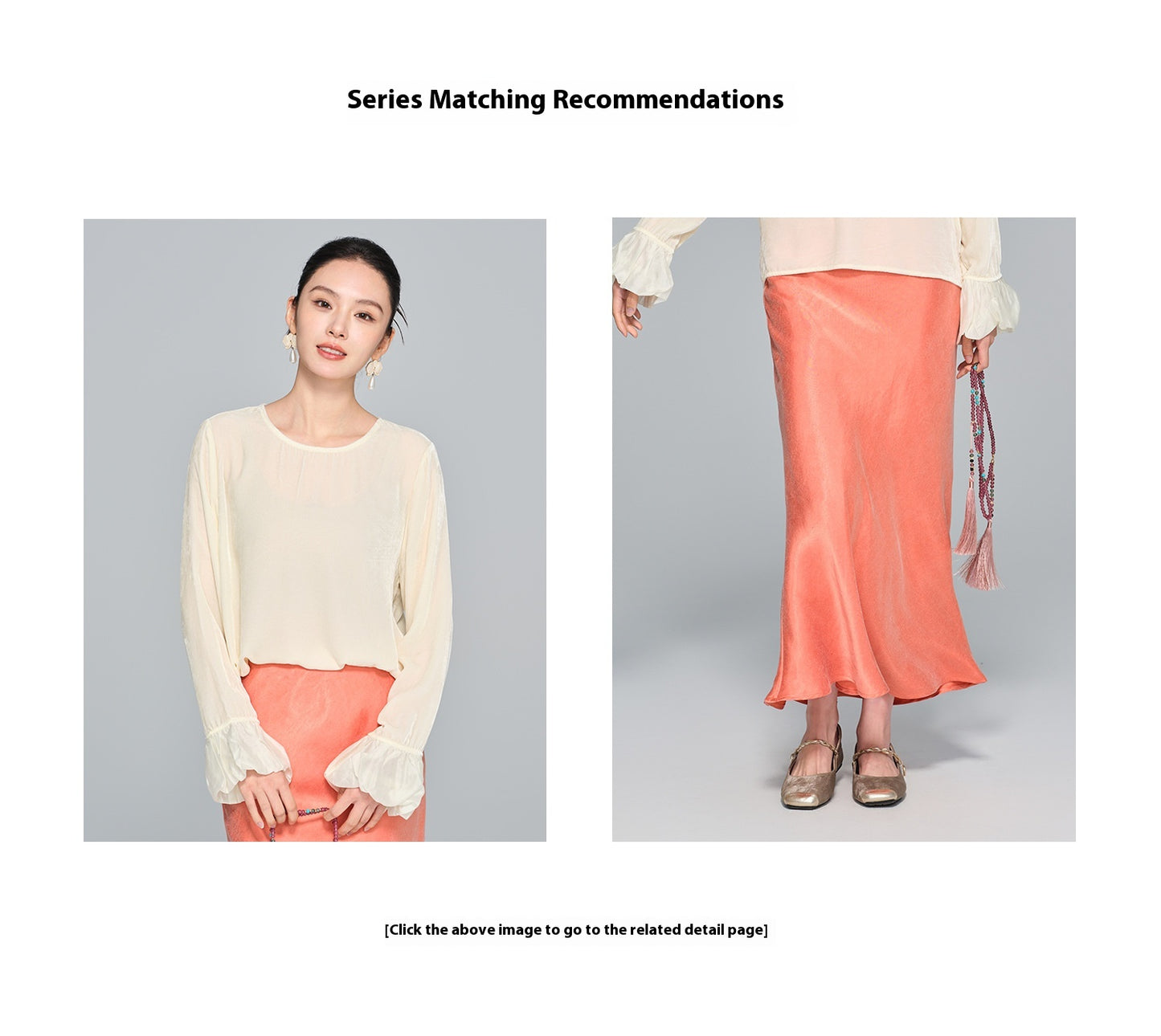 Autumn High-Waist Cupro Silk Skirt for Women