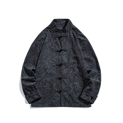 Mens Chinese Hanfu Tang Suit Retro Ancient Style National Top