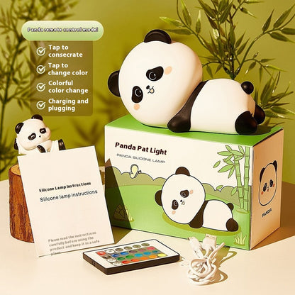 Panda Silicone Night Lamp USB Rechargeable Adjustable Bedside Lamp